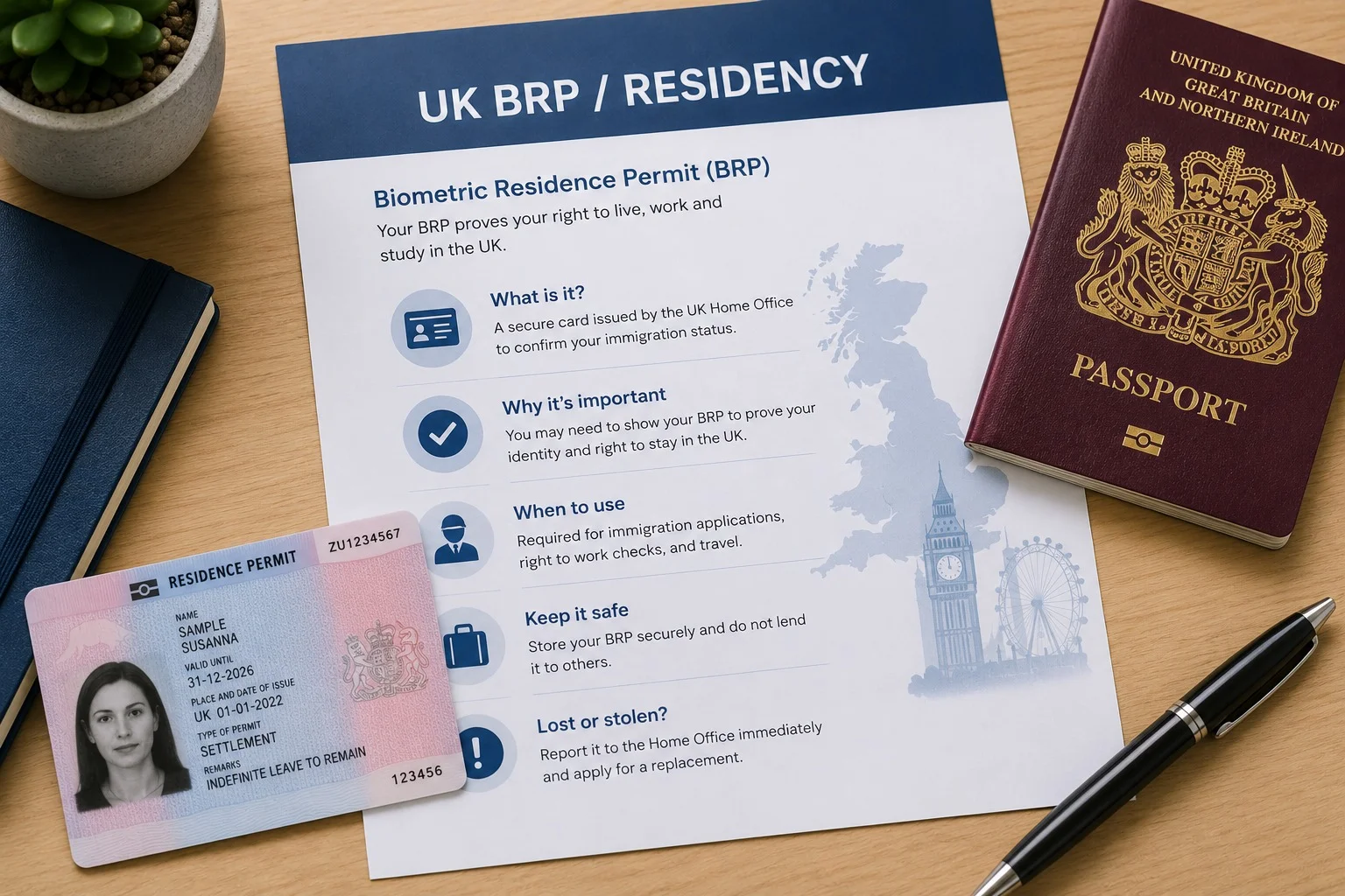 UK BRP / Residency